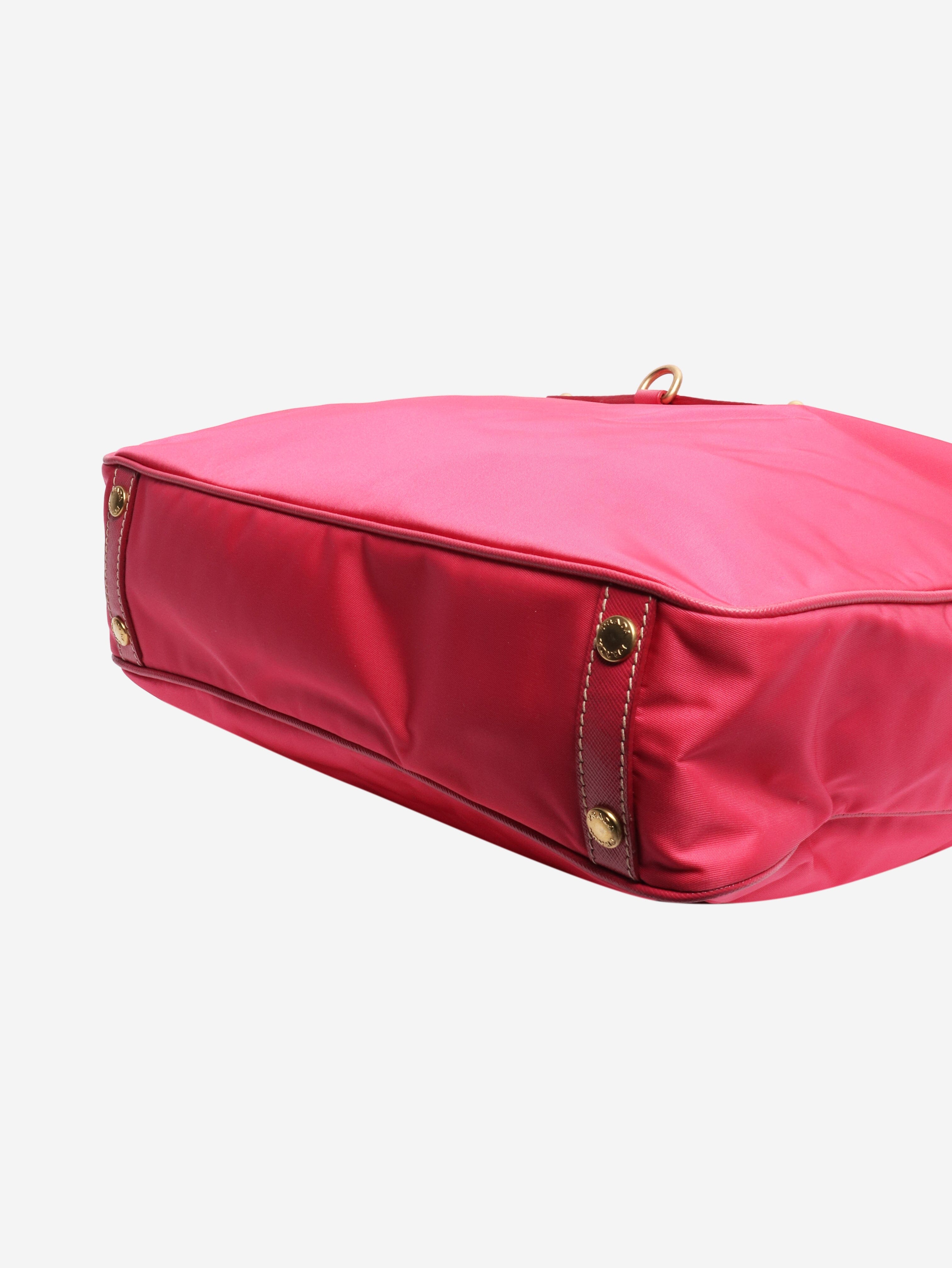 Pink nylon tote bag Tote Bags Prada 