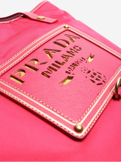 Pink nylon tote bag Tote Bags Prada 