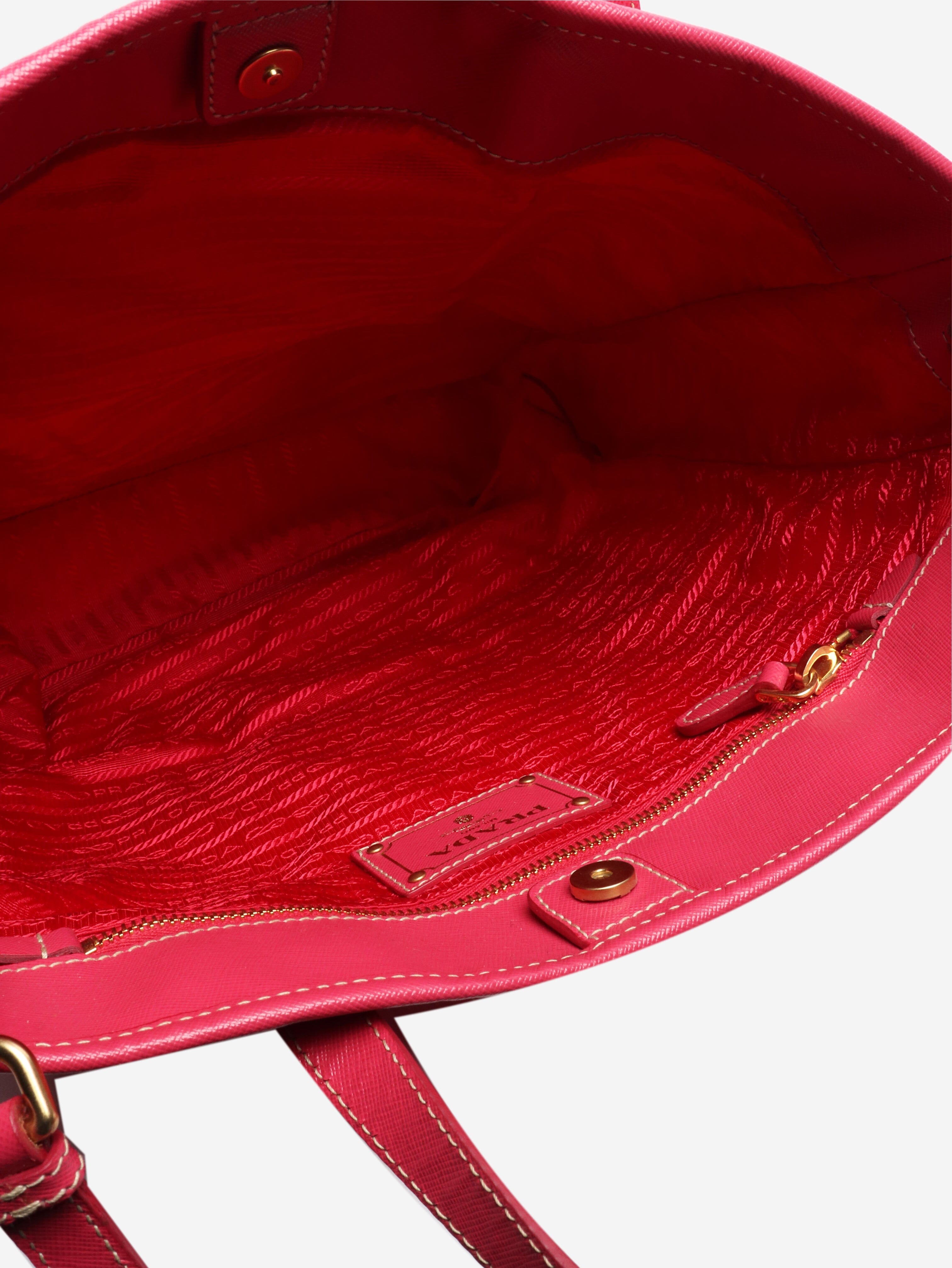 Pink nylon tote bag Tote Bags Prada 