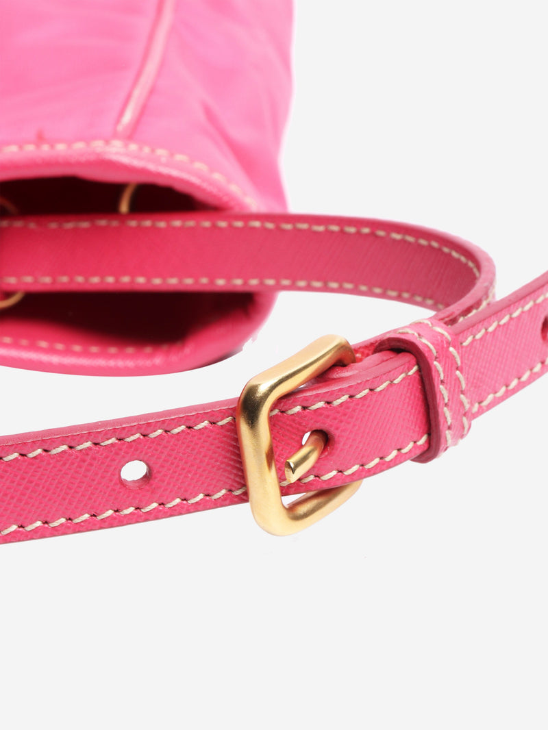 Pink nylon tote bag Tote Bags Prada 