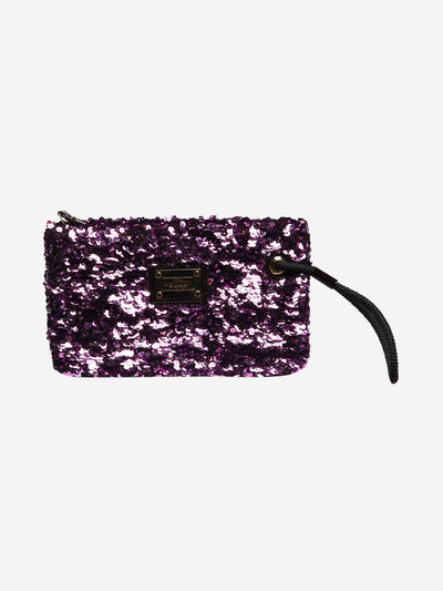 Purple Violette Rococo Pochette sequin clutch Clutch bags Louis Vuitton 