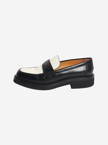 Black and white contrast loafers - size EU 39 Flat Shoes Christian Dior 