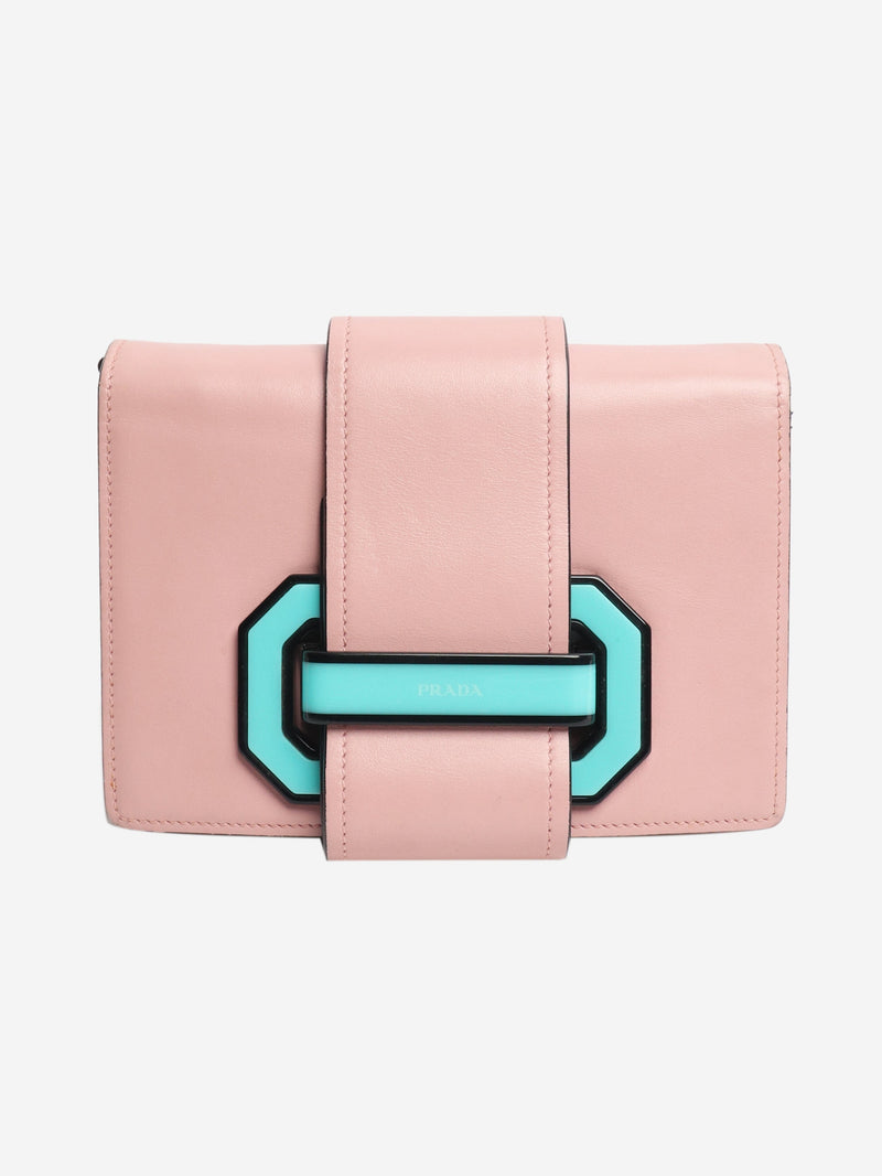 Pink City plex ribbon crossbody bag Shoulder bags Prada 