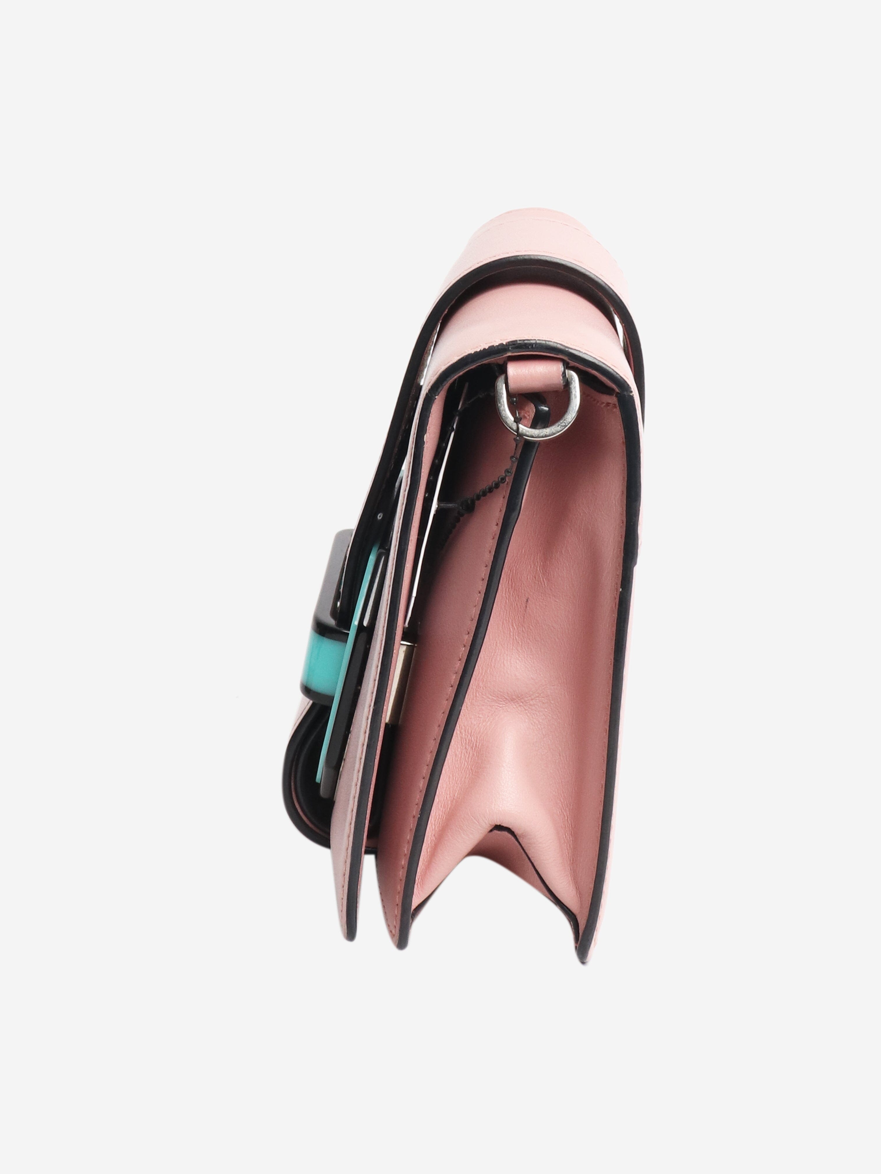 Pink City plex ribbon crossbody bag Shoulder bags Prada 