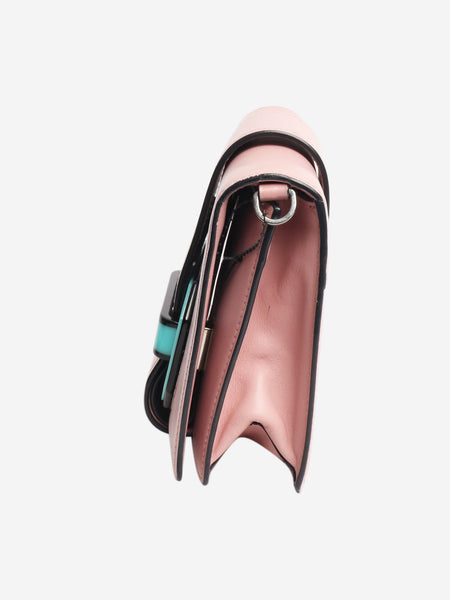 Pink City plex ribbon crossbody bag alternate image