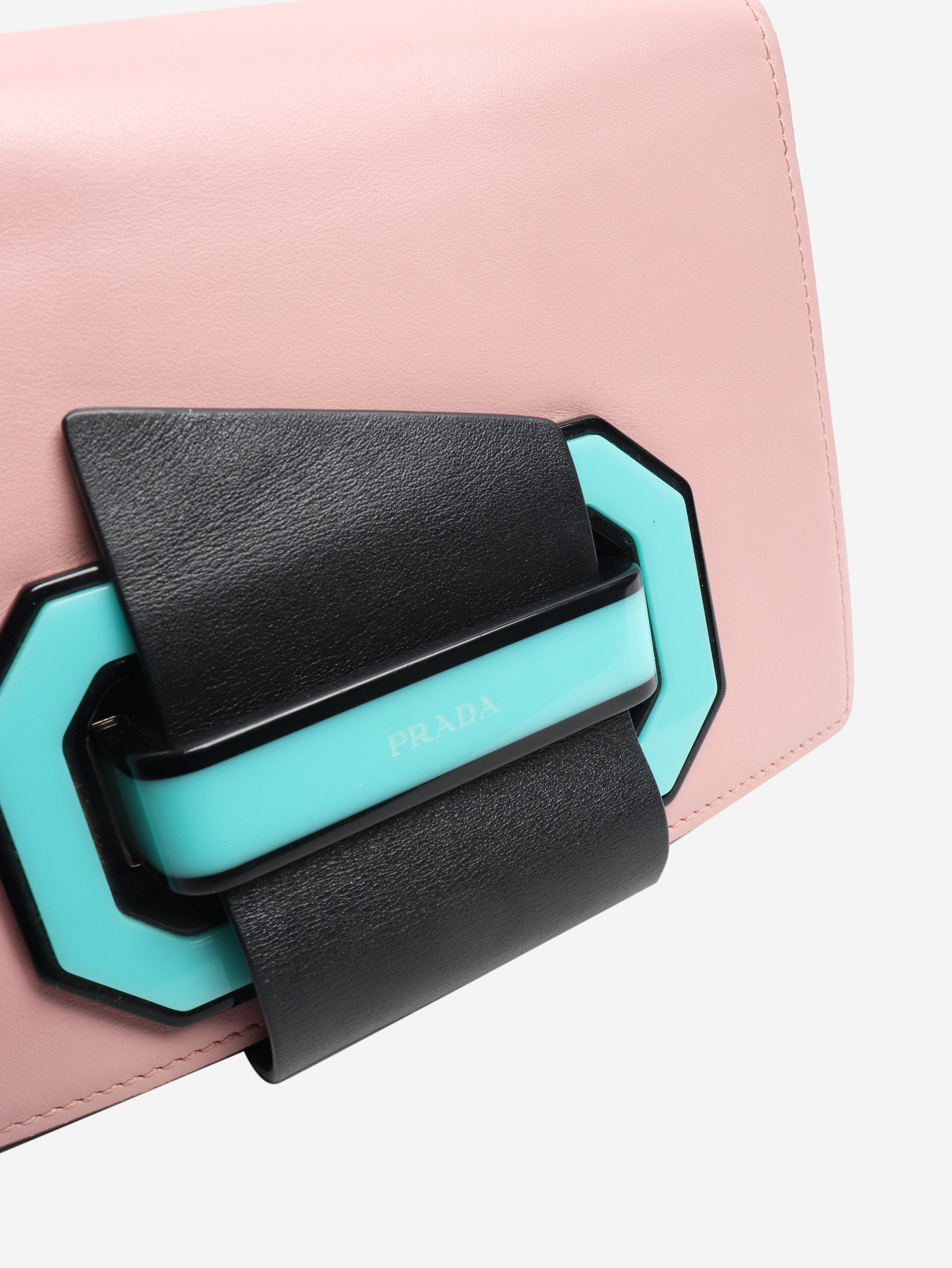 Pink City plex ribbon crossbody bag Shoulder bags Prada 