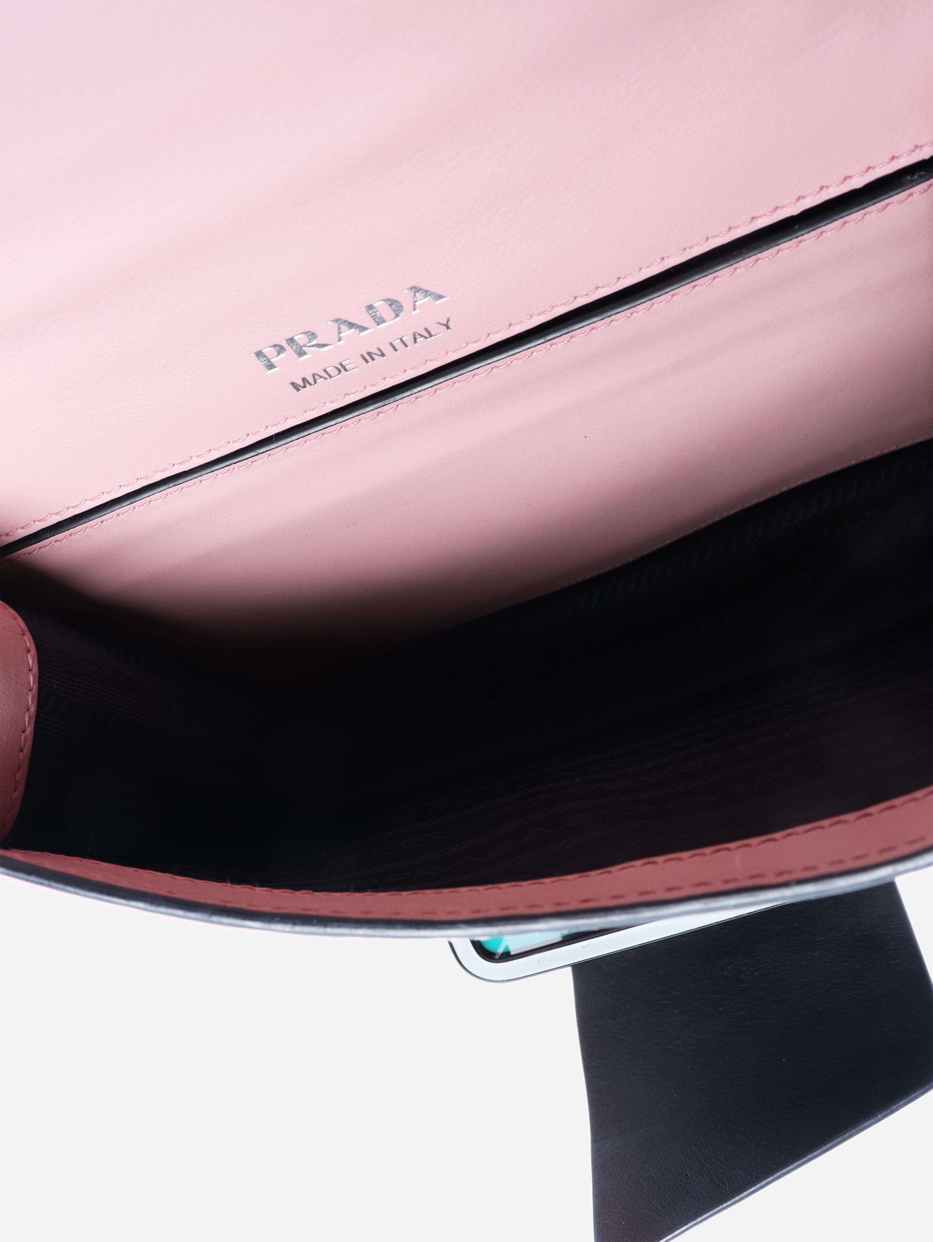 Pink City plex ribbon crossbody bag Shoulder bags Prada 
