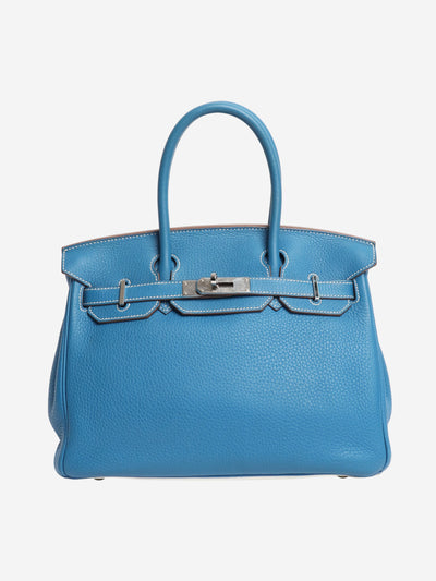 Blue 2011 Birkin 30 bag Top Handle Bags Hermes 