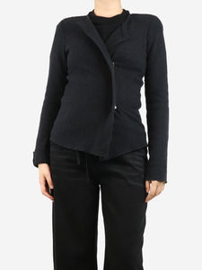 Isabel Marant Black wool and angora-blend jacket - size UK 10