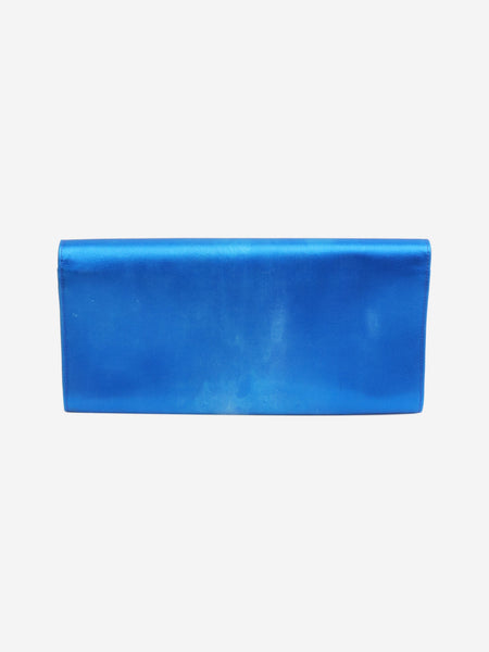 Blue GG crystal broadway clutch alternate image