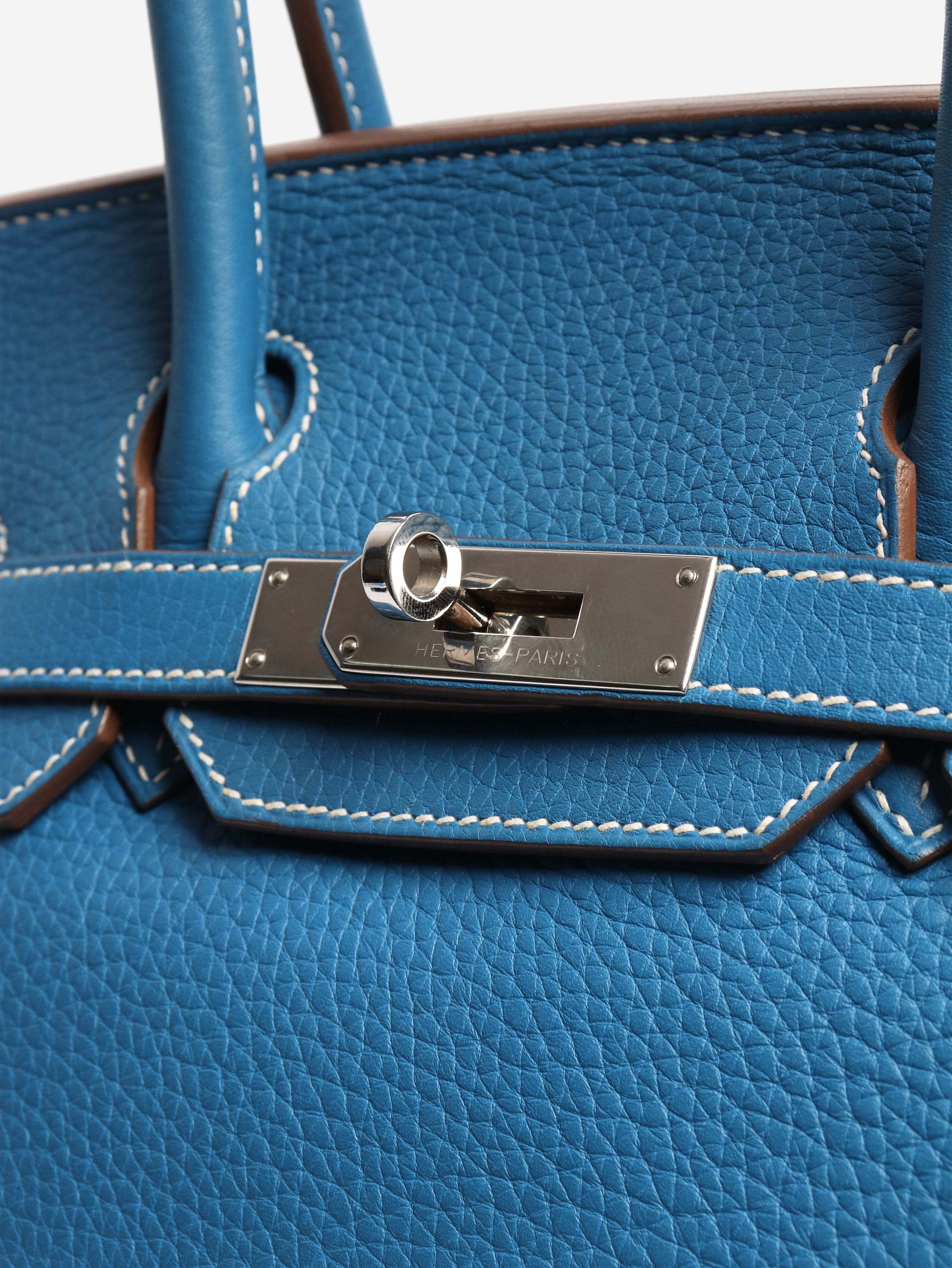 Blue 2011 Birkin 30 bag Top Handle Bags Hermes 