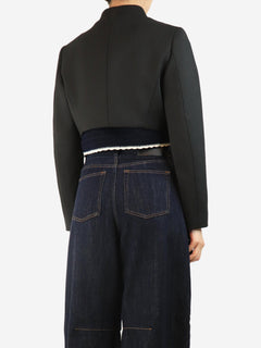 Black cropped jacket - size UK 10 Coats & Jackets Coperni 