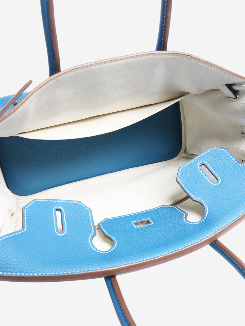 Blue 2011 Birkin 30 bag Top Handle Bags Hermes 