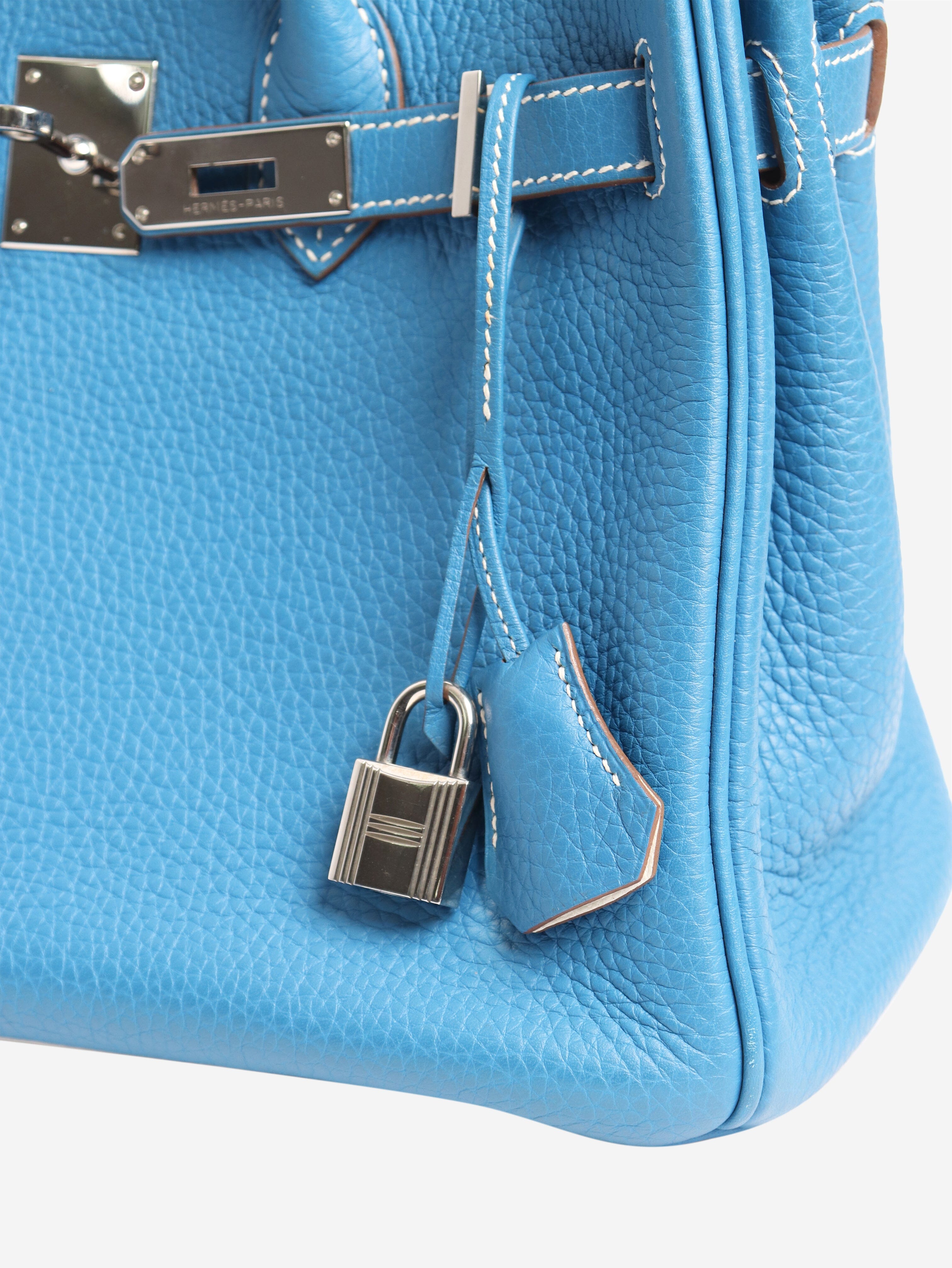 Blue 2011 Birkin 30 bag Top Handle Bags Hermes 