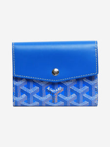 Goyard Blue Saint Gabriel wallet