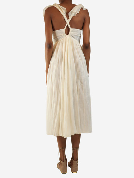 White Donna midi dress - size UK 6 alternate image