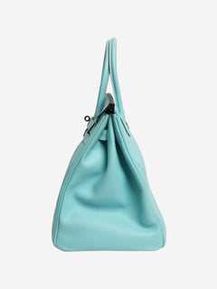 Atol blue birkin 35 in epson Top Handle Bags Hermes 