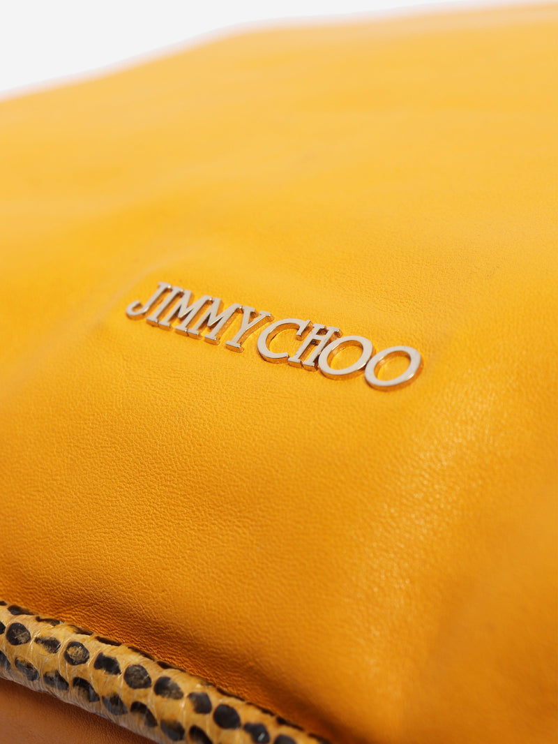 Yellow leather hobo shoulder bag with wallet Shoulder bags Jimmy Choo 