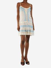 White sleeveless mini dress - size XS Dresses Melissa Odabash 