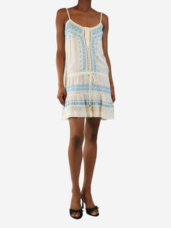 White sleeveless mini dress - size XS Dresses Melissa Odabash 