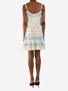 White sleeveless mini dress - size XS Dresses Melissa Odabash 