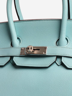 Atol blue birkin 35 in epson Top Handle Bags Hermes 
