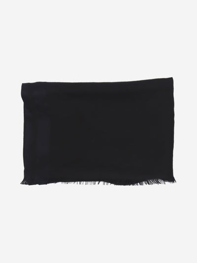 Black cashmere-blend scarf Scarves Loro Piana 