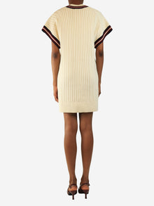 Cream chunky knit dress - size XS Knitwear Victoria Victoria Beckham 