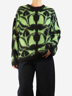Green Camden mohair jumper - size L Knitwear La Double J 