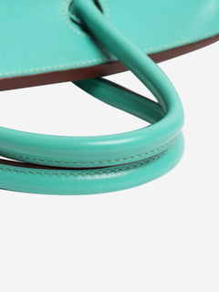 Turquoise 2008 Birkin 30 bag in Swift leather Top Handle Bags Hermes 