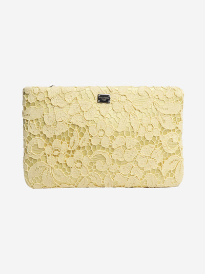 Yellow lace pouch bag Shoulder bags Dolce & Gabbana 