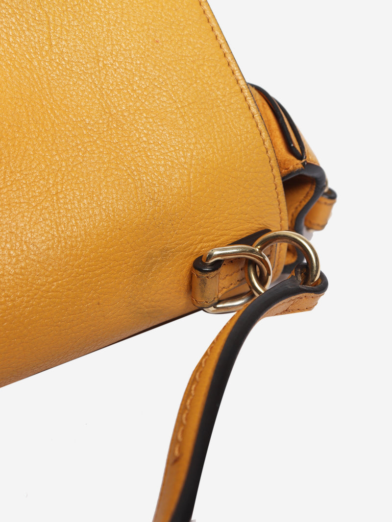 Yellow leather and suede Faye Day bag Shoulder bags Chloe 