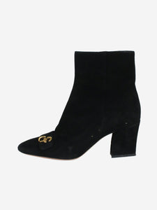 Christian Dior Black suede ankle boots - size EU 38.5