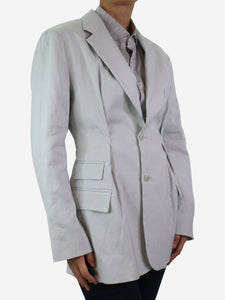 Jacquemus Blue pocket detail fitted blazer - size UK 8