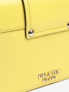 Yellow City plex ribbon crossbody bag Shoulder bags Prada 
