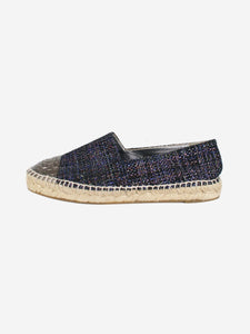 Chanel Dark blue sparkly espadrilles - size EU 38