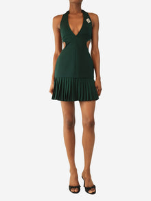 Green backless mini dress - size UK 6 Dresses Lacoste 