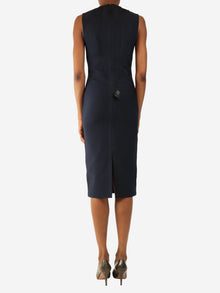 Navy sleeveless bandage midi dress - size XS Dresses Herve Leger 