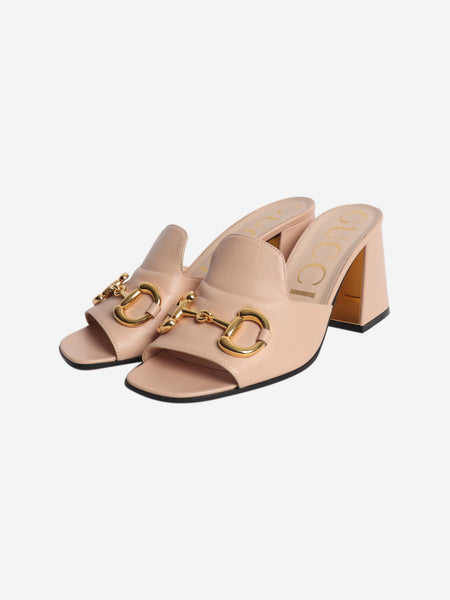 Pink horsebit mules - size EU 37.5 (UK 4.5) alternate image