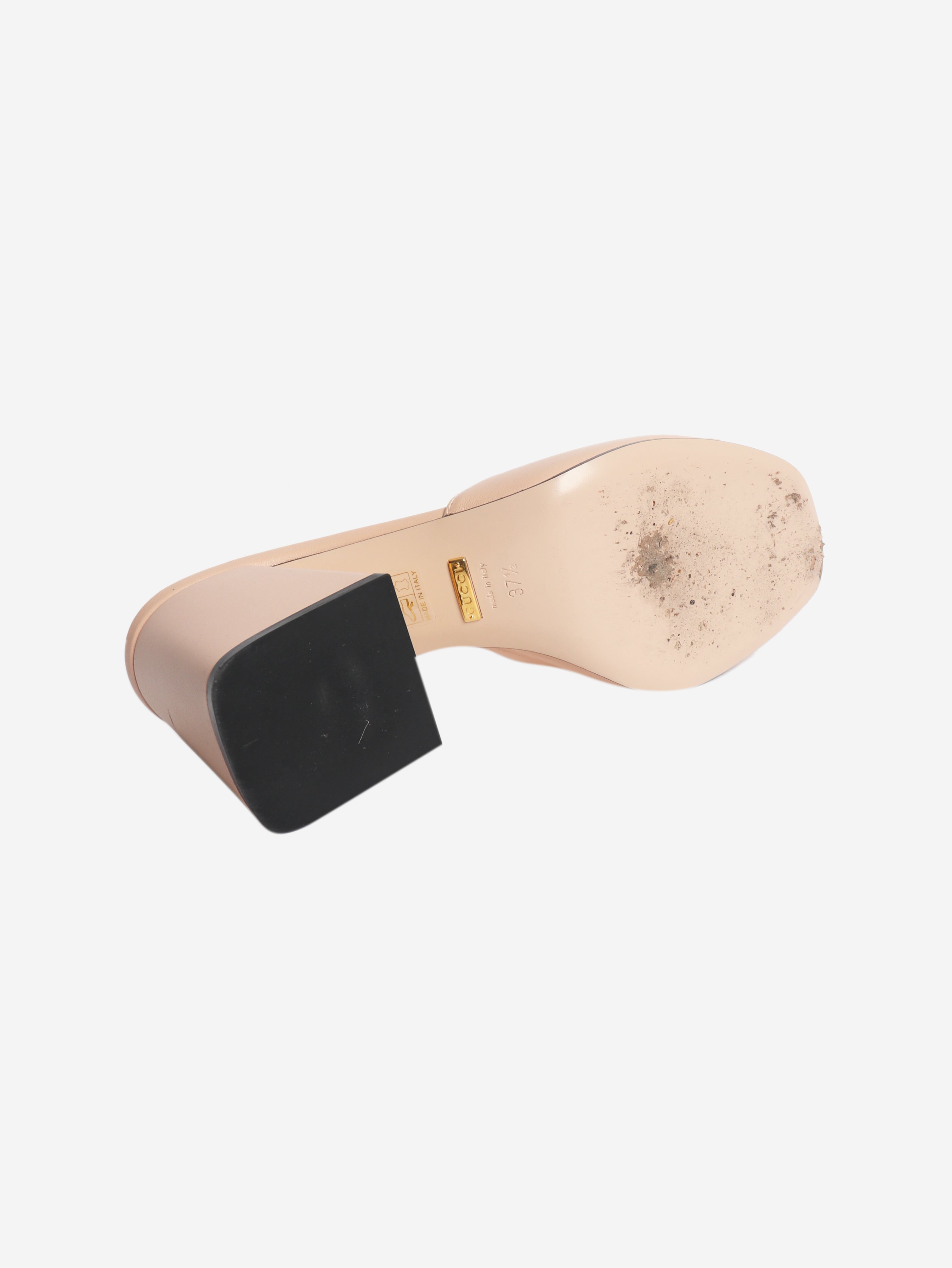 Pink horsebit mules - size EU 37.5 (UK 4.5)