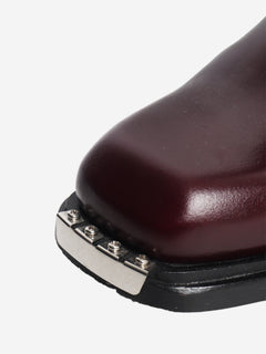 Maroon western boots - size EU 38 (UK 5)