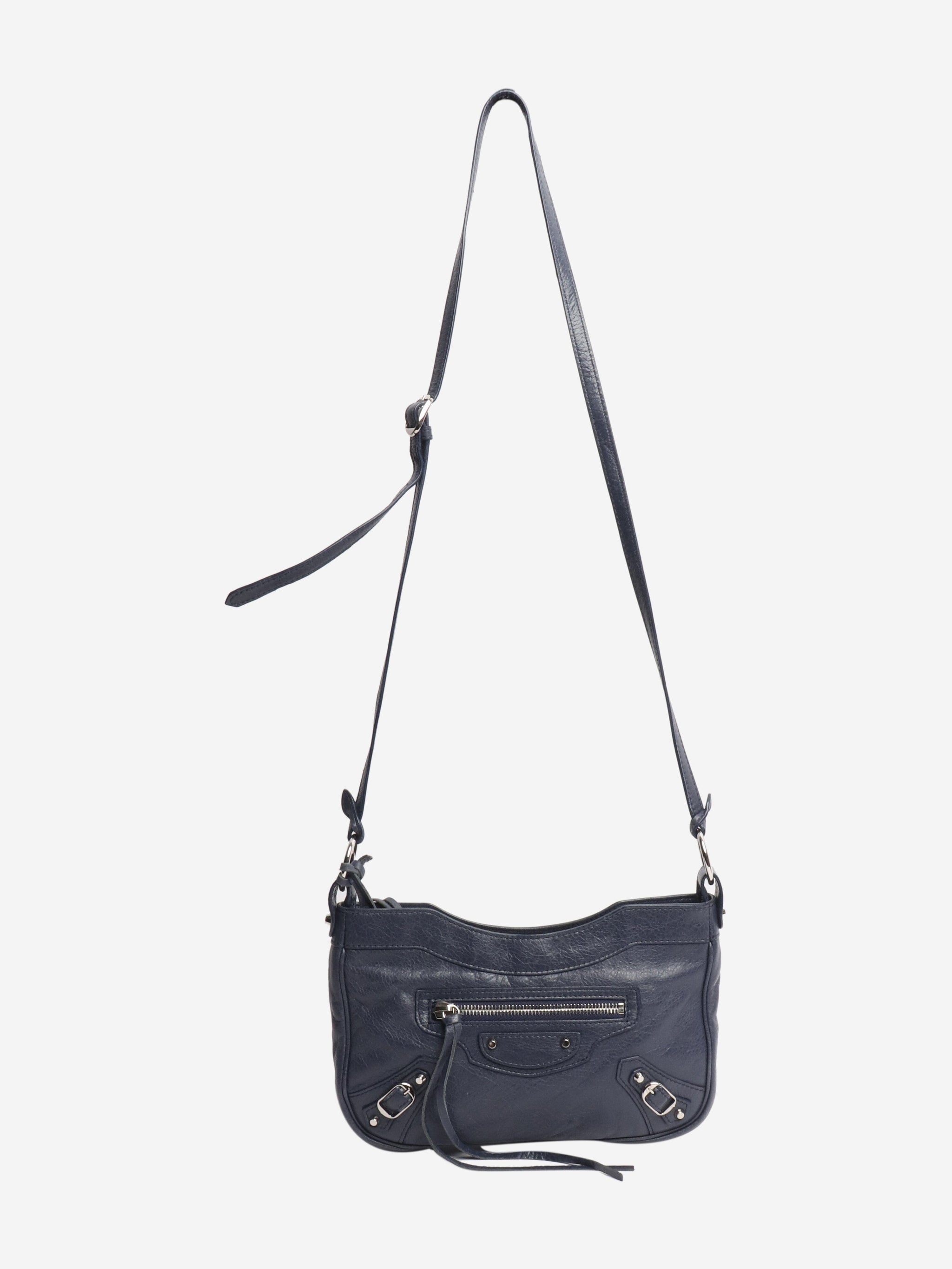 BALENCIAGA ネイビー　ボディバッグ Blue City bag | Sign of the Times