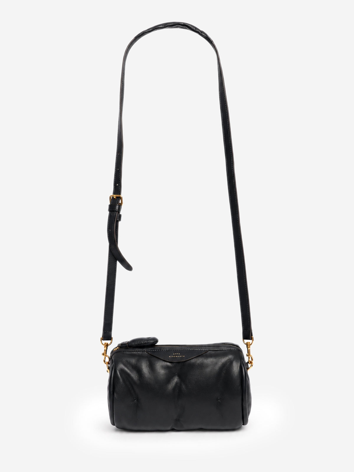 Black padded leather Chubby Barrel crossbody bag Cross-body Bags Anya Hindmarch 