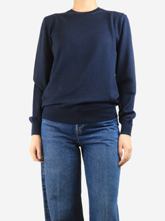 Navy wool sweater - size M Knitwear Alexander McQueen 