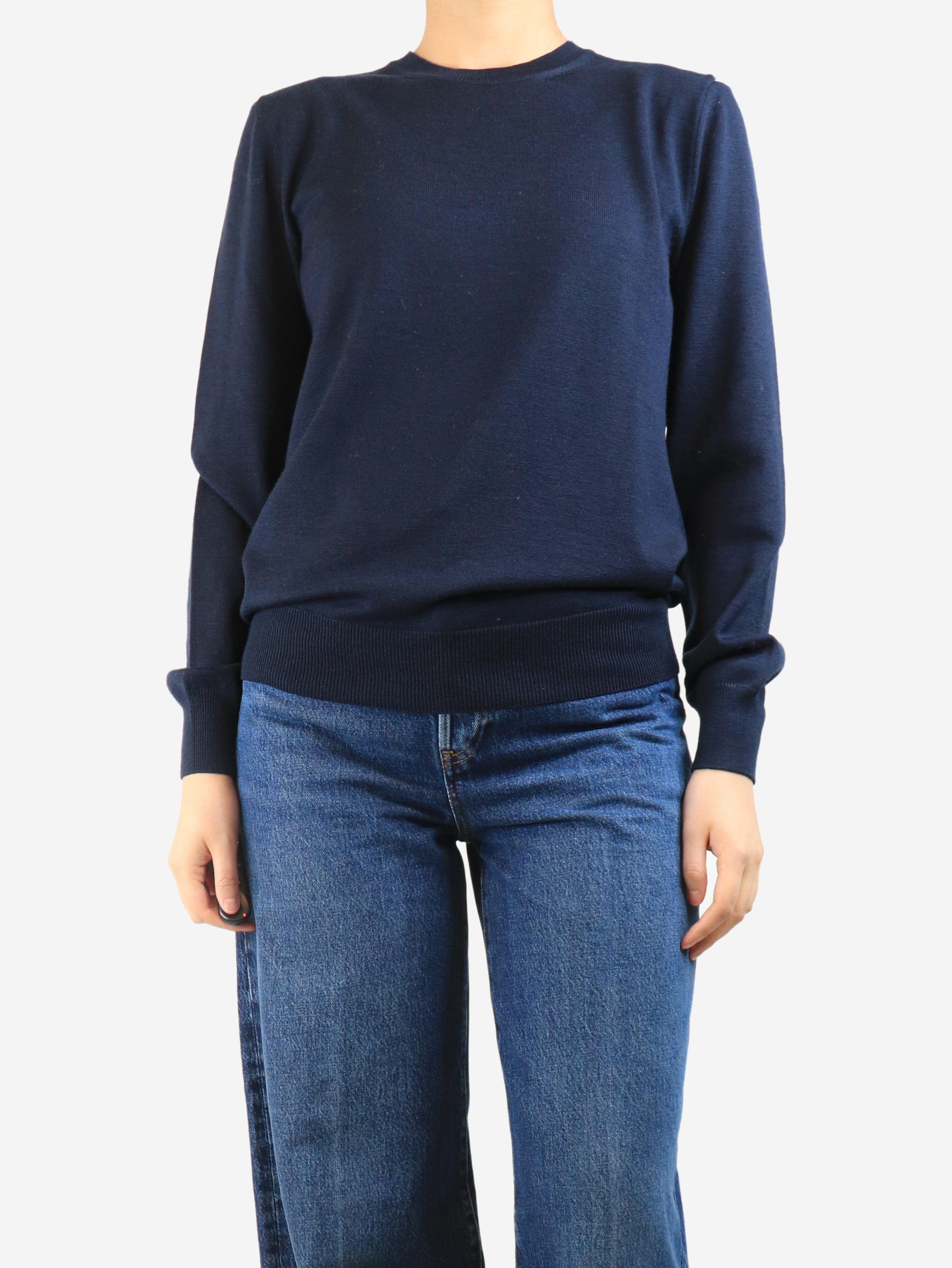 Navy wool sweater - size M Knitwear Alexander McQueen 