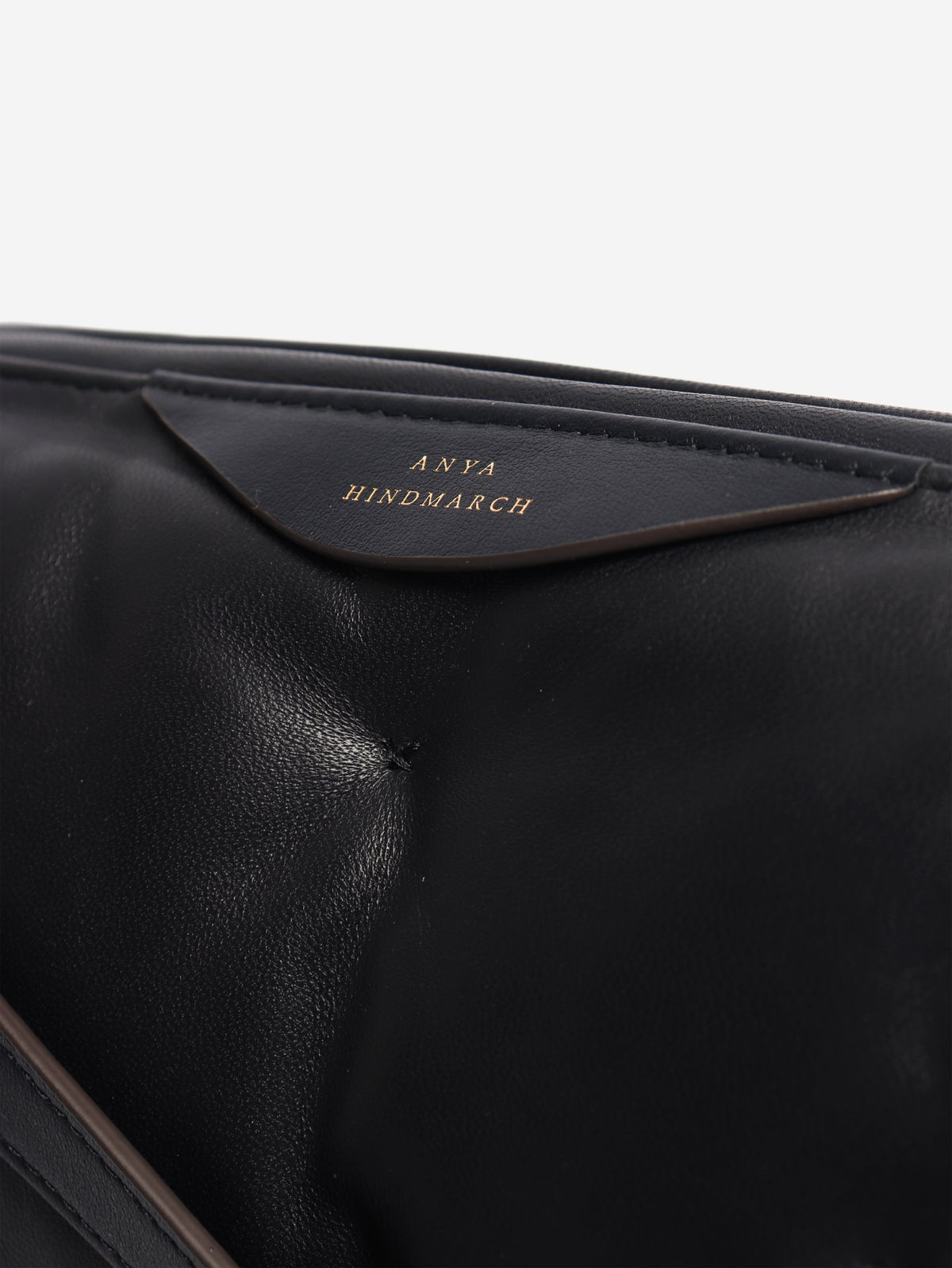 Black padded leather Chubby Barrel crossbody bag Cross-body Bags Anya Hindmarch 