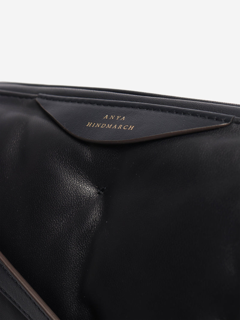 Black padded leather Chubby Barrel crossbody bag Cross-body Bags Anya Hindmarch 