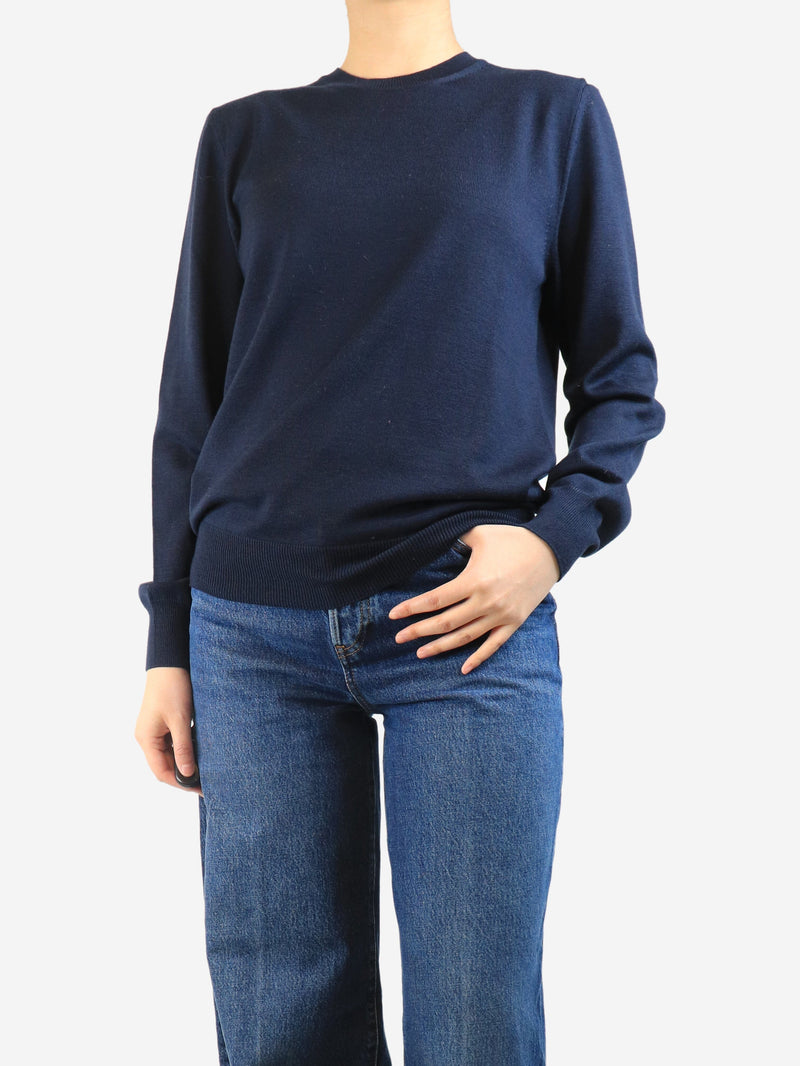 Navy wool sweater - size M Knitwear Alexander McQueen 
