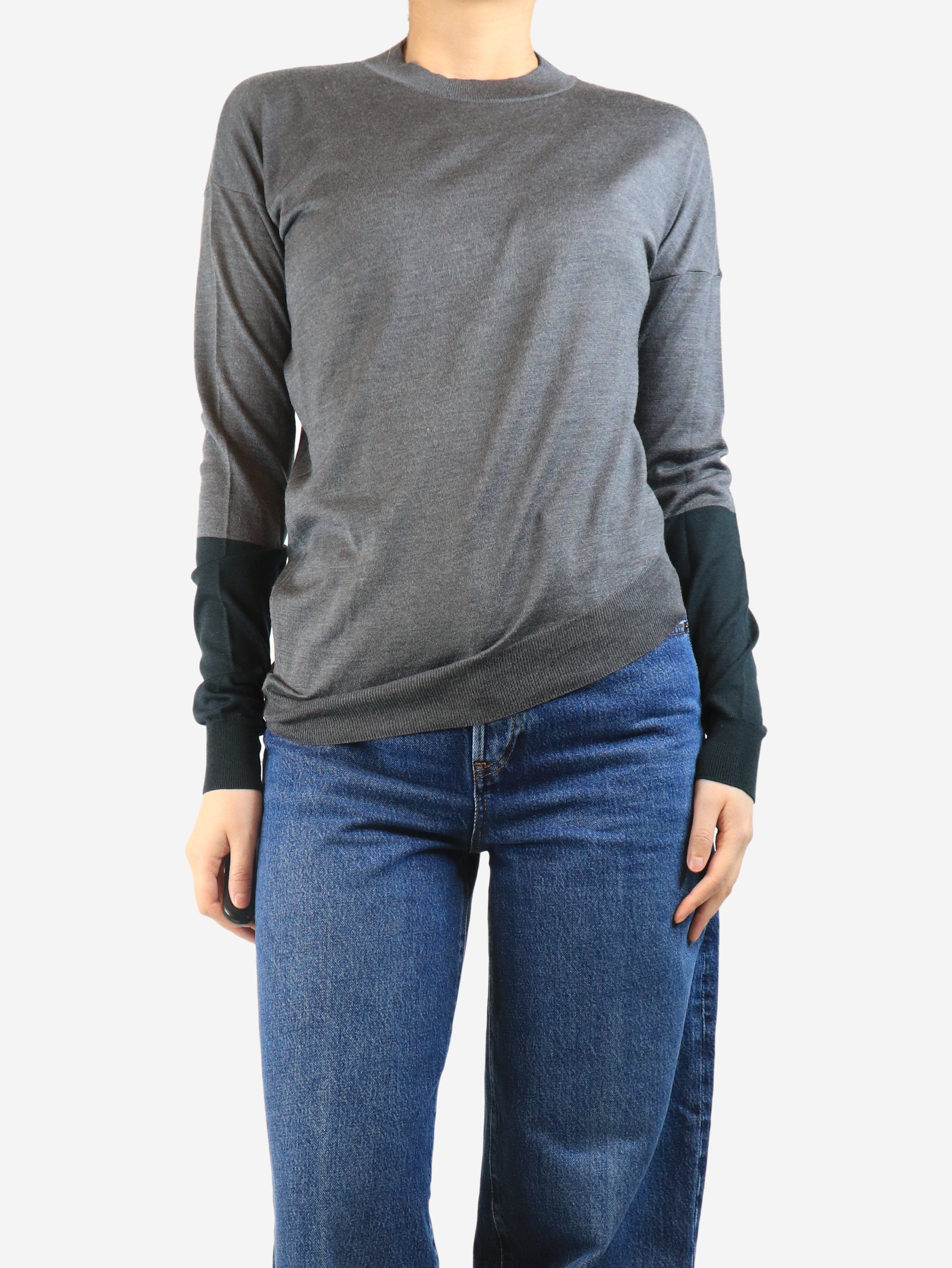 Grey wool-blend sweater - size UK 8 Knitwear Stella McCartney 