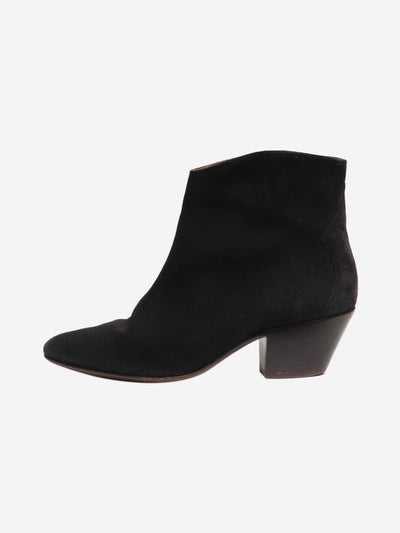 Black Dicker suede boots - size EU 39 Boots Isabel Marant 